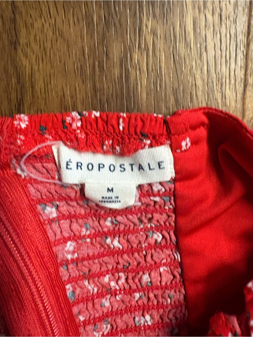 Aeropostale Red Off-the-Shoulder Women's Sweater